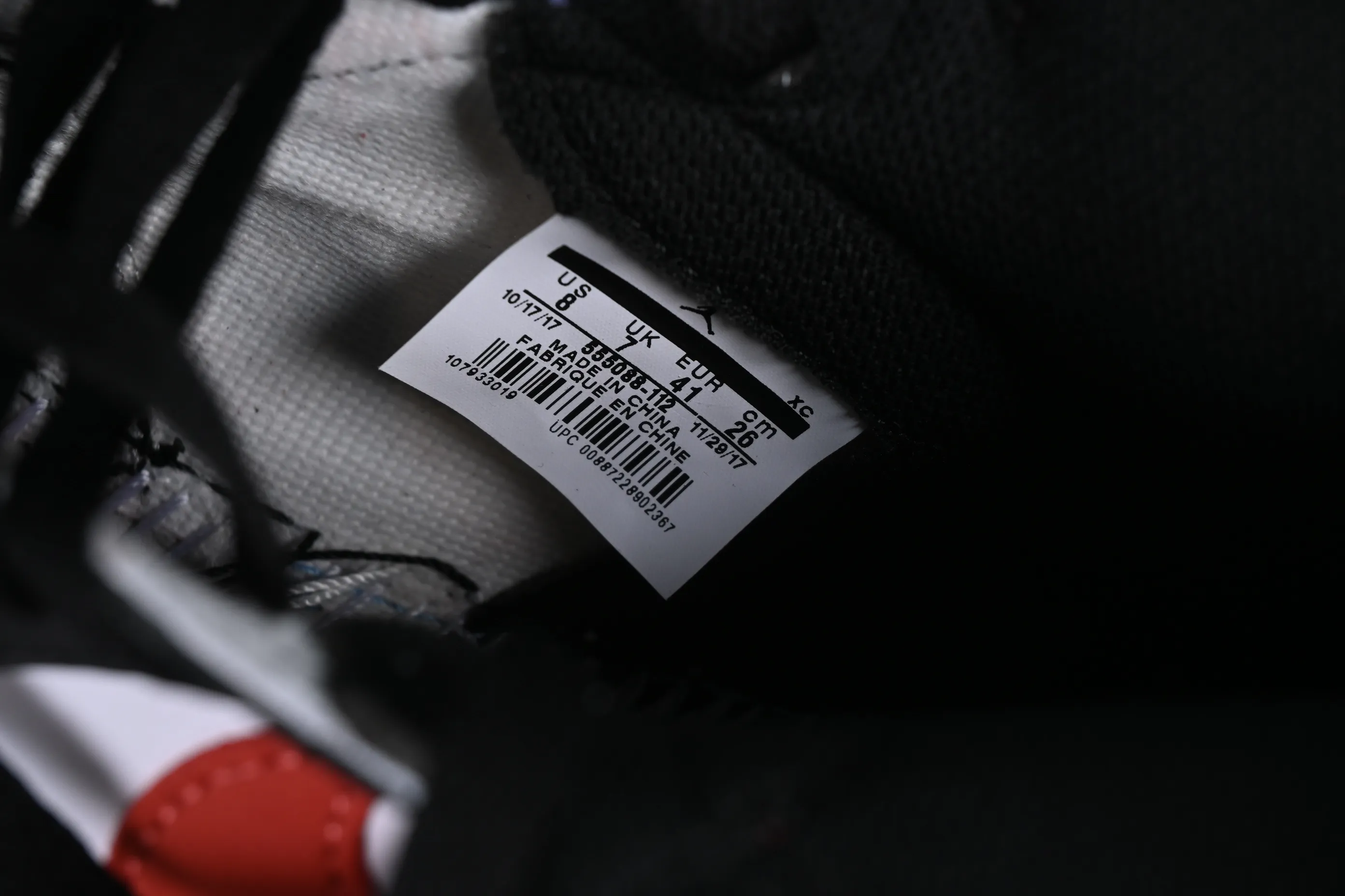 All Categories Air Jordan Jordan Series Basketball Shoes Air Jordan 1 High Air Jordan 1 Retro High OG Black and White Red Toe Six Crown Poker Basketball Shoes 555088-112